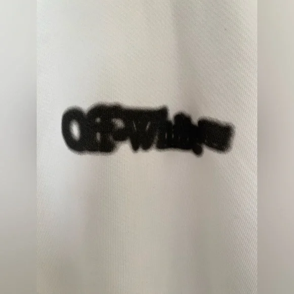 Off-White Blurr Book Over White Sweatshirt Size Medium